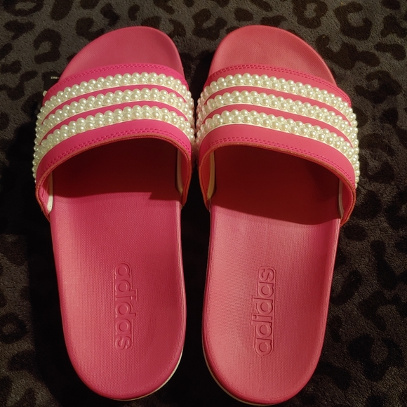 Blinged adilette slides - Picture 5 of 6